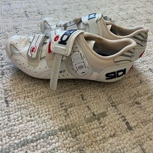 Sidi Women's White Athletic Cycling Shoes